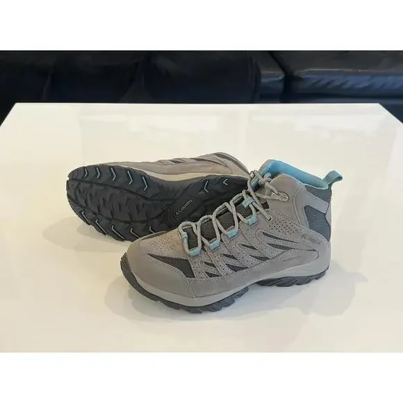 Columbia $100 Crestwood Mid WP Waterproof Womens Hiking Shoes Trail Boots 9 - Picture 7 of 11